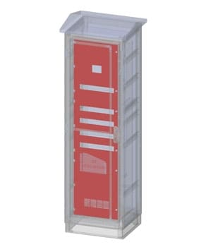 Outdoor Floor Standing Compartmentalized Panels