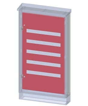 Outdoor Wall Mounted Compartmentalized Monoblock Panels